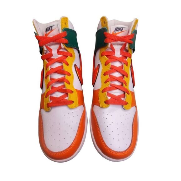 Nike Mens Dunk Hi Retro University Chenille Swoosh DR8805 100 - Size 11.5 | Bask main image 9